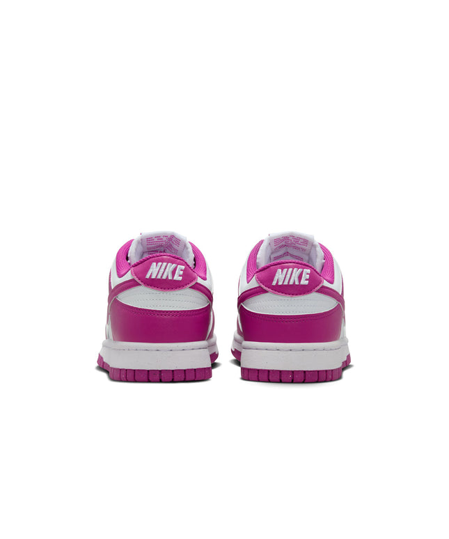Nike Women’s Dunk Low - White/Hot Fuchsia