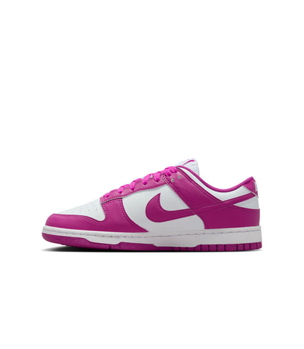 Nike Women’s Dunk Low - White/Hot Fuchsia