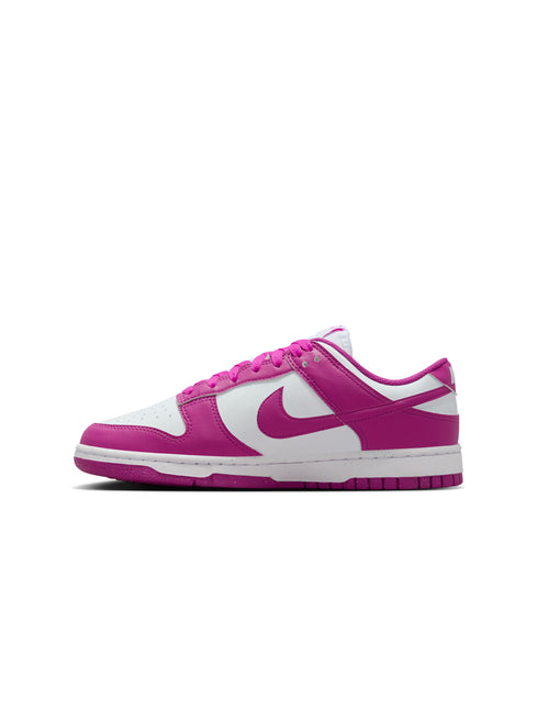 Nike Women’s Dunk Low - White/Hot Fuchsia