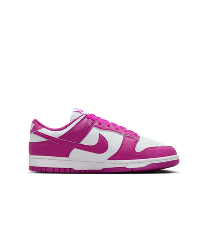 Nike Women’s Dunk Low - White/Hot Fuchsia