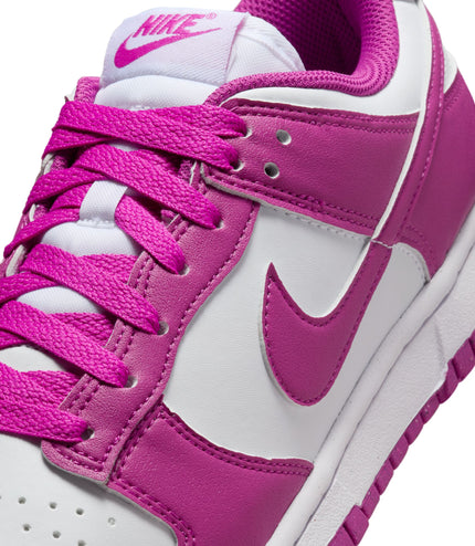 Nike Women’s Dunk Low - White/Hot Fuchsia