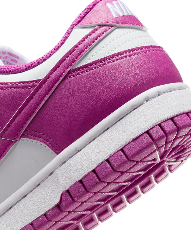 Nike Women’s Dunk Low - White/Hot Fuchsia