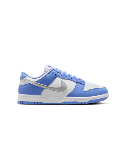 Nike Womens Dunk Low - Royal Pulse/Metallic Silver