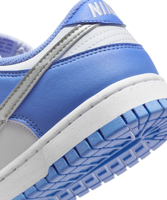 Nike Womens Dunk Low - Royal Pulse/Metallic Silver