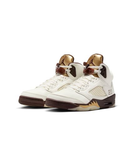 Air Jordan Womens 5 Retro - Earth/Metallic Gold