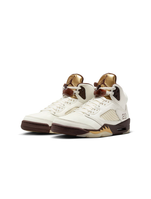 Air Jordan Womens 5 Retro - Earth/Metallic Gold