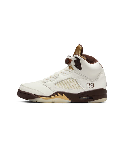 Air Jordan Womens 5 Retro - Earth/Metallic Gold