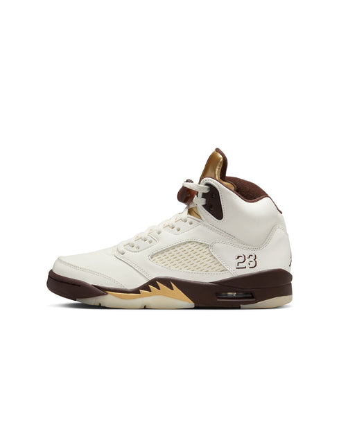 Air Jordan Womens 5 Retro - Earth/Metallic Gold