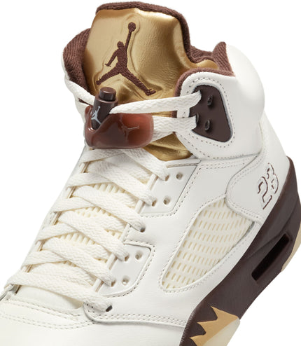 Air Jordan Womens 5 Retro - Earth/Metallic Gold