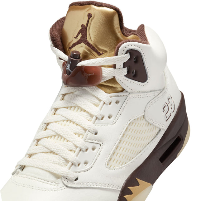 Air Jordan Womens 5 Retro - Earth/Metallic Gold