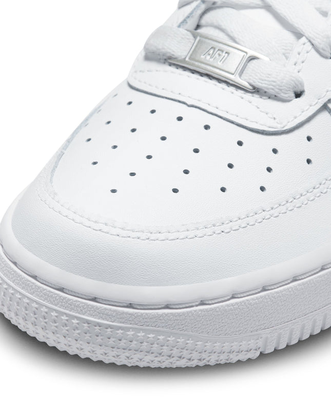 Nike Big Kids Air Force 1 LE – Triple White