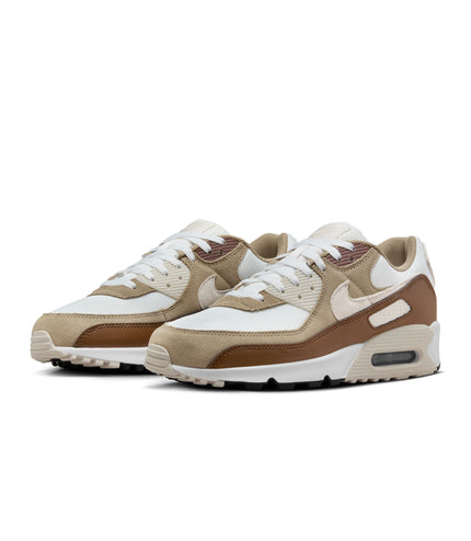 Nike Mens Air Max 90 Summit White/Black-Khaki