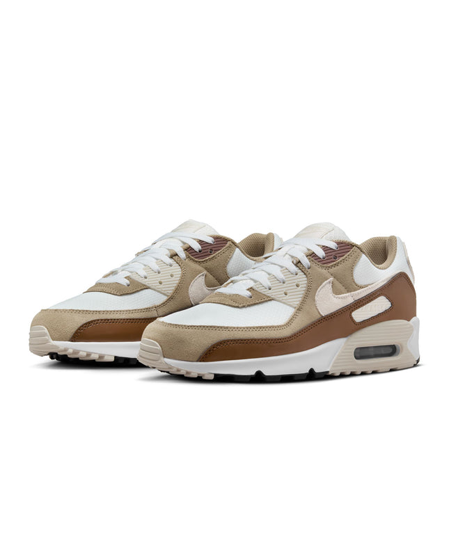 Nike Air Max 90 para hombre en blanco cumbre/negro caqui
