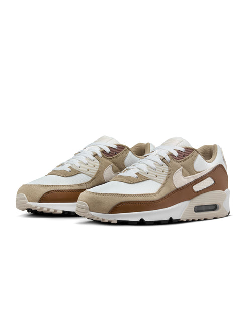 Nike Mens Air Max 90 Summit White/Black-Khaki