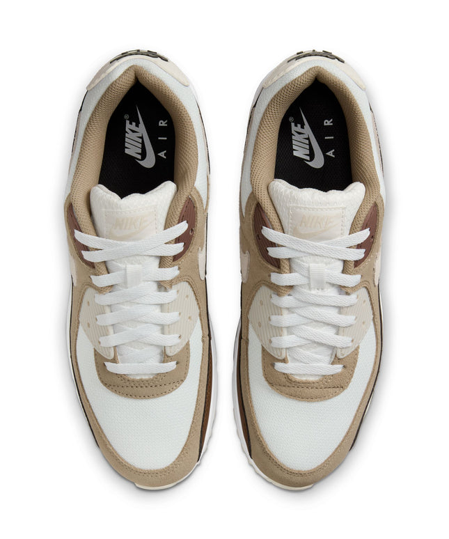 Nike Air Max 90 para hombre en blanco cumbre/negro caqui