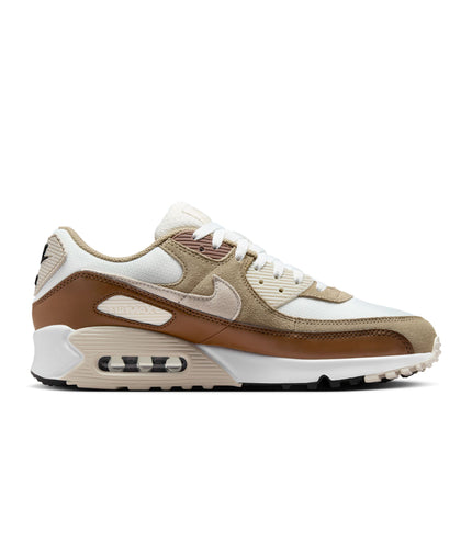 Nike Mens Air Max 90 Summit White/Black-Khaki