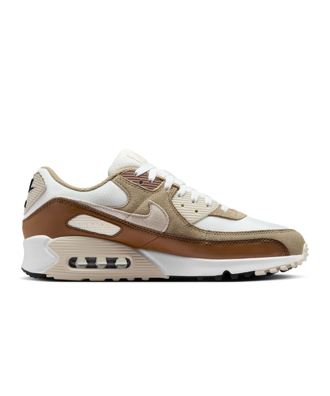 Nike Air Max 90 para hombre en blanco cumbre/negro caqui
