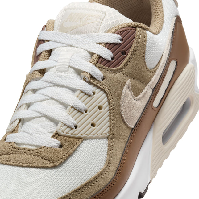 Nike Mens Air Max 90 Summit White/Black-Khaki