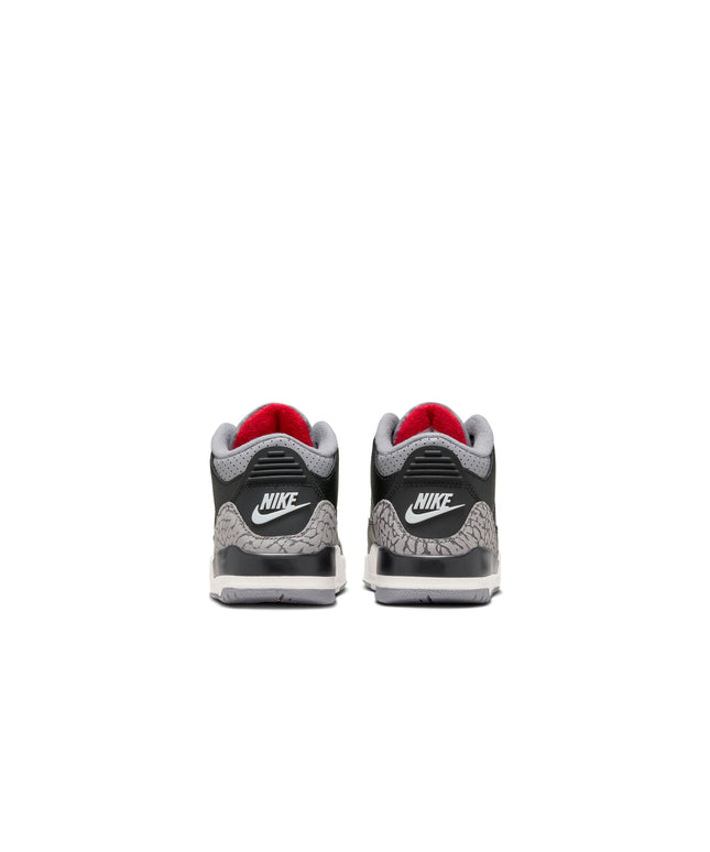 Air Jordan (PS) 3 Retro - Cemento negro