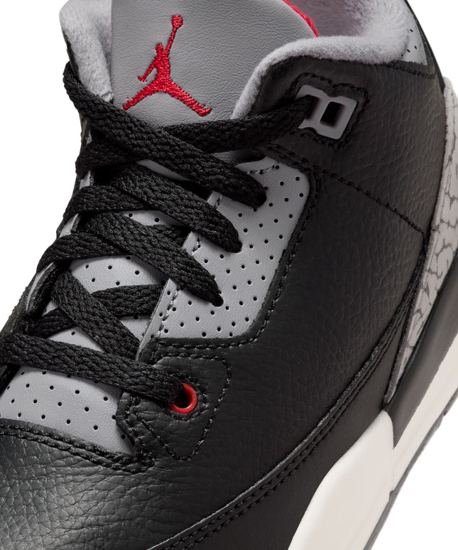 Air Jordan (PS) 3 Retro - Cemento negro