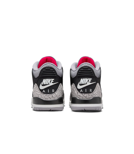 Air Jordan Big Kids 3 Retro - Black Cement