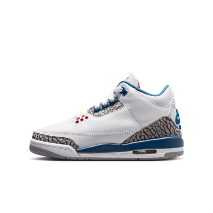 Air Jordan Big Kids 3 Retro - True Blue