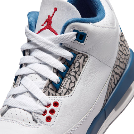 Air Jordan Big Kids 3 Retro - True Blue