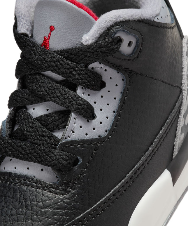 Air Jordan (TD) 3 Retro - Cemento negro