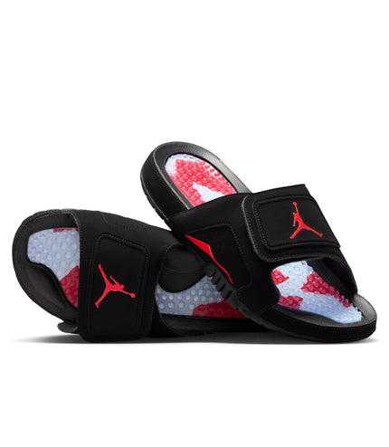 Air Jordan Mens Hydro Vi Retro Sandals - Black/Infrared 23