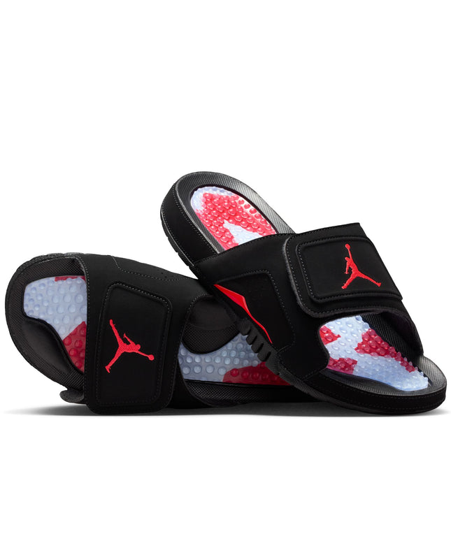 Air Jordan Mens Hydro Vi Retro Sandals - Black/Infrared 23