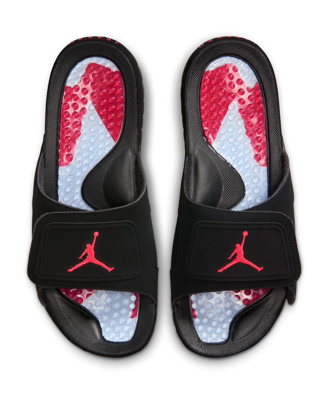 Air Jordan Mens Hydro Vi Retro Sandals - Black/Infrared 23