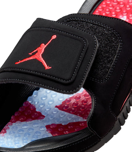 Air Jordan Mens Hydro Vi Retro Sandals - Black/Infrared 23