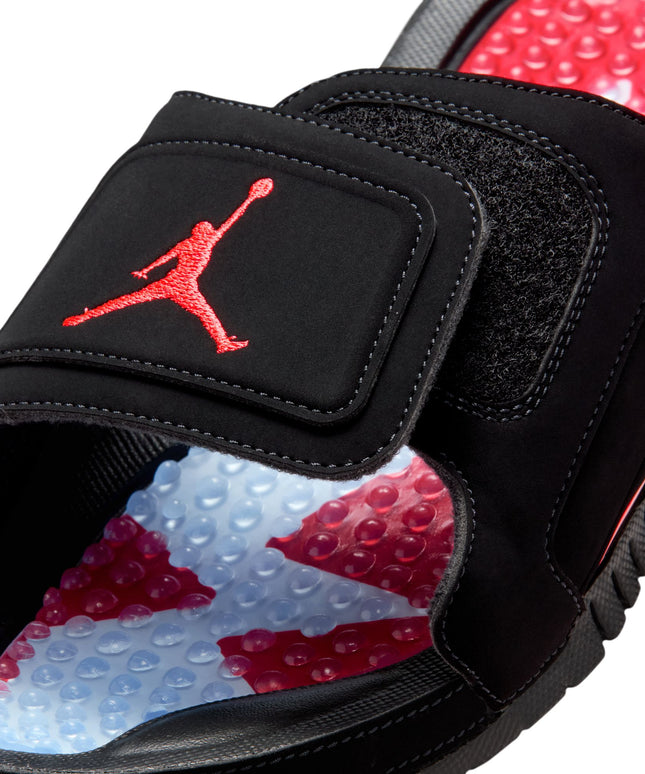 Air Jordan Mens Hydro Vi Retro Sandals - Black/Infrared 23