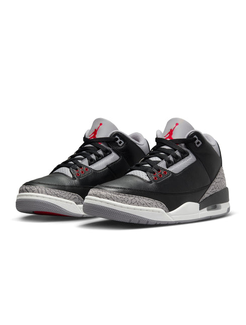 Air Jordan Mens 3 Retro - Black Cement