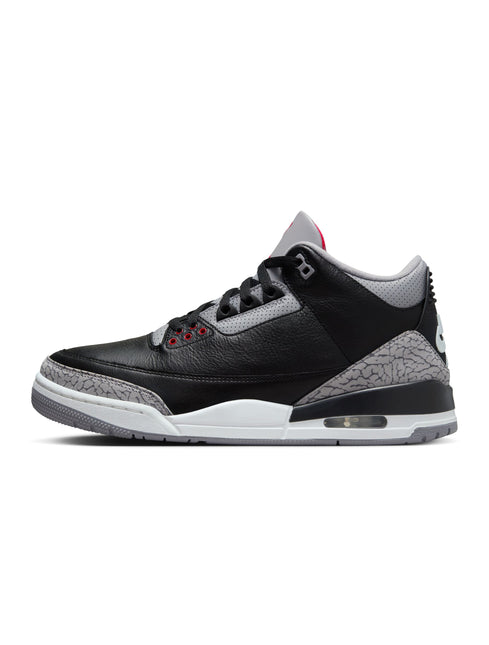 Air Jordan Mens 3 Retro - Black Cement