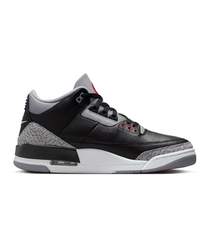 Air Jordan Mens 3 Retro - Black Cement