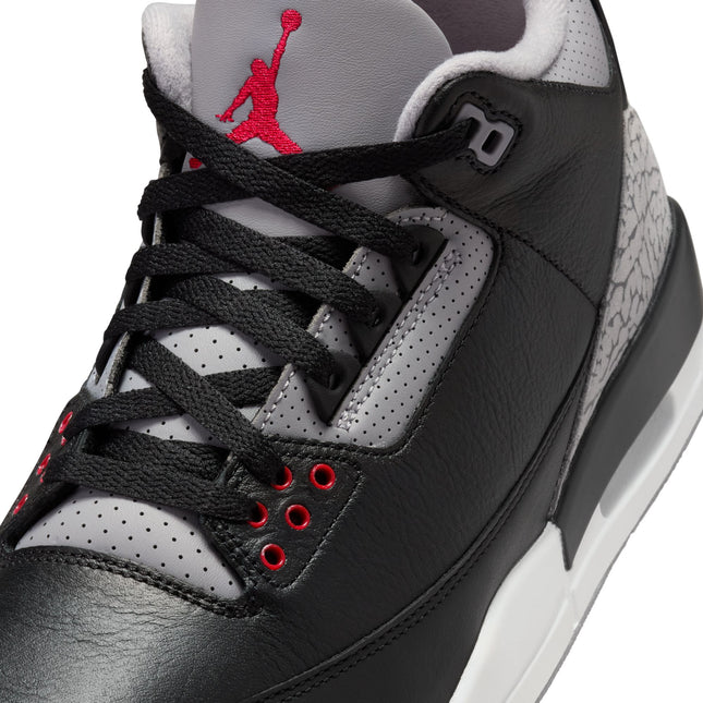 Air Jordan Mens 3 Retro - Black Cement