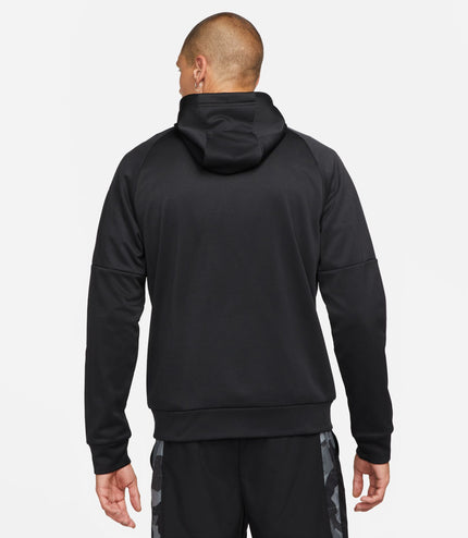 Nike Mens Therma Full Zip Fitness Top - Black