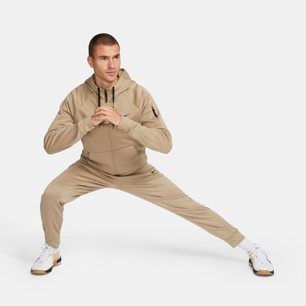 Nike Mens Therma Full Zip Fitness Top - Khaki - denim exchange