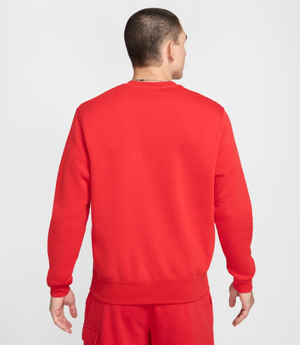 Nike Mens Sportswear Club Fleece Crewneck - University Red