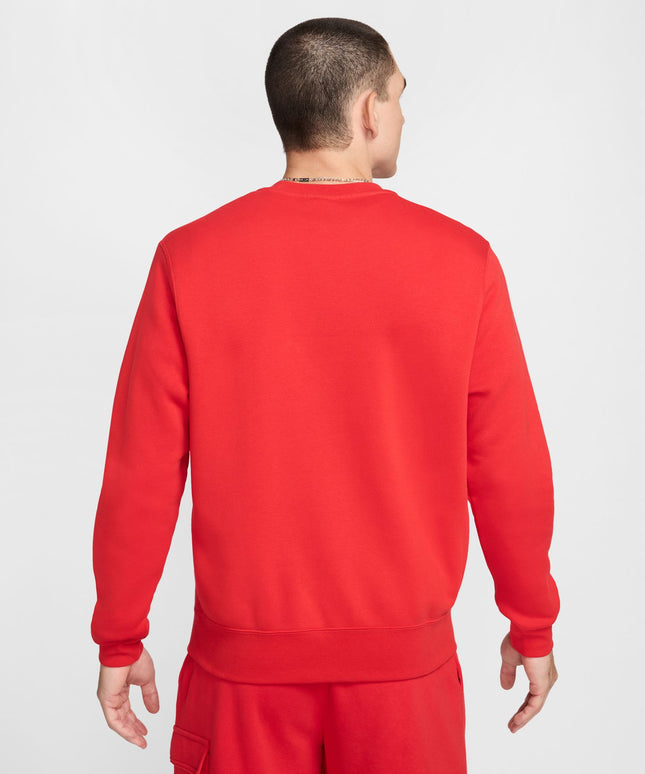 Nike Mens Sportswear Club Fleece Crewneck - University Red