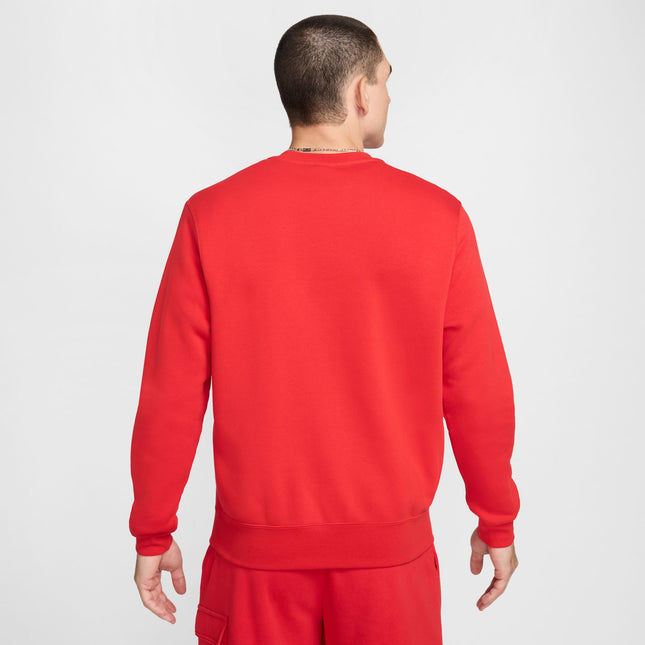 Nike Mens Sportswear Club Fleece Crewneck - University Red