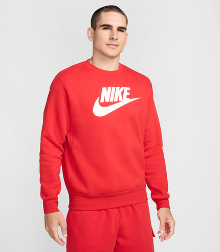 Nike Mens Sportswear Club Fleece Crewneck - University Red