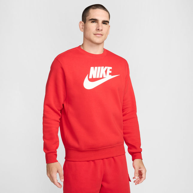 Nike Mens Sportswear Club Fleece Crewneck - University Red