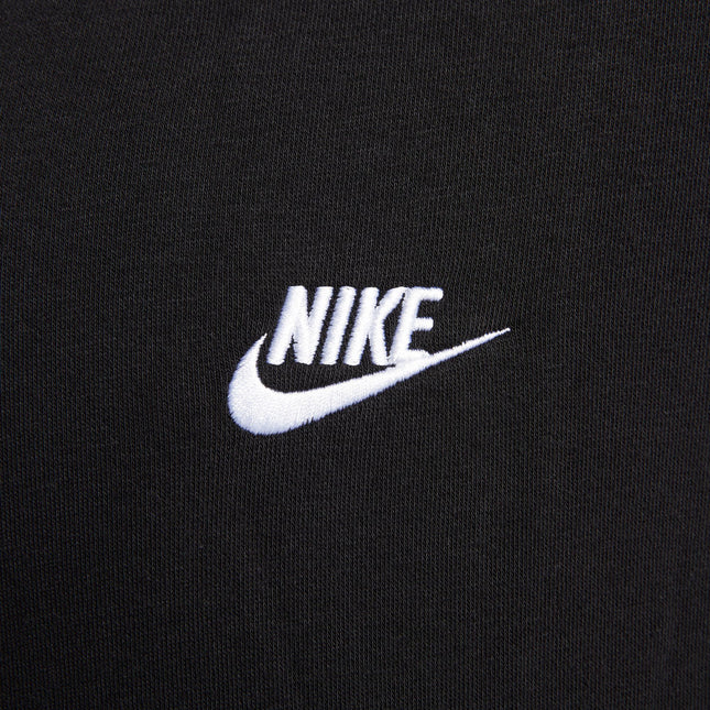 Nike Womens Sportswear Club Fleece Hoodie - Black/White