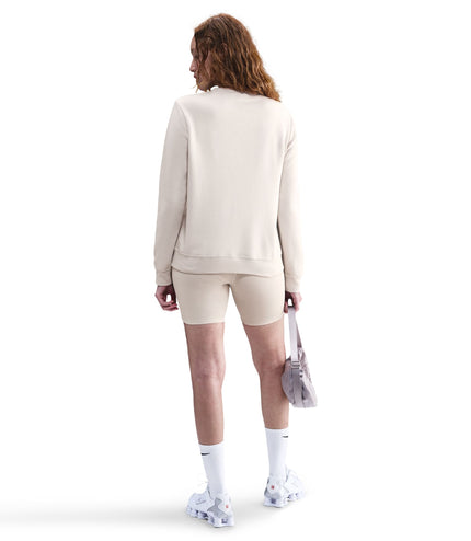 Nike Womens Sportswear Club Fleece Crewneck - Light Orewood Brown