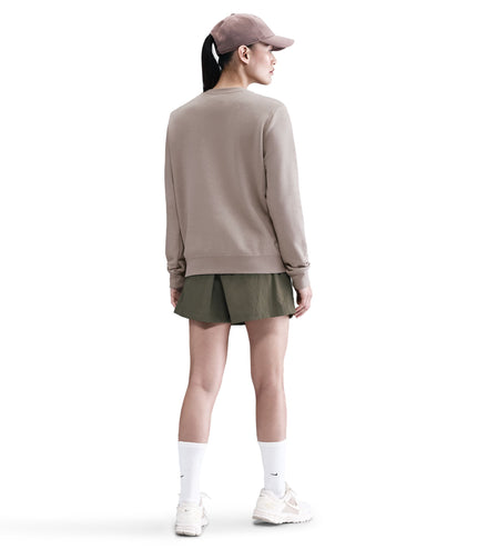 Nike Womens Sportswear Club Fleece Crewneck - Malt