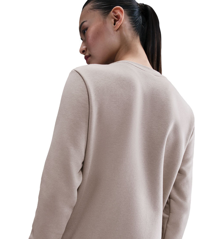 Nike Womens Sportswear Club Fleece Crewneck - Malt