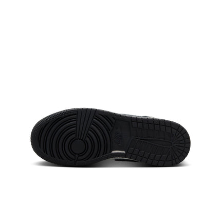 Air Jordan Big Kids 1 Mid - Black Off Noir