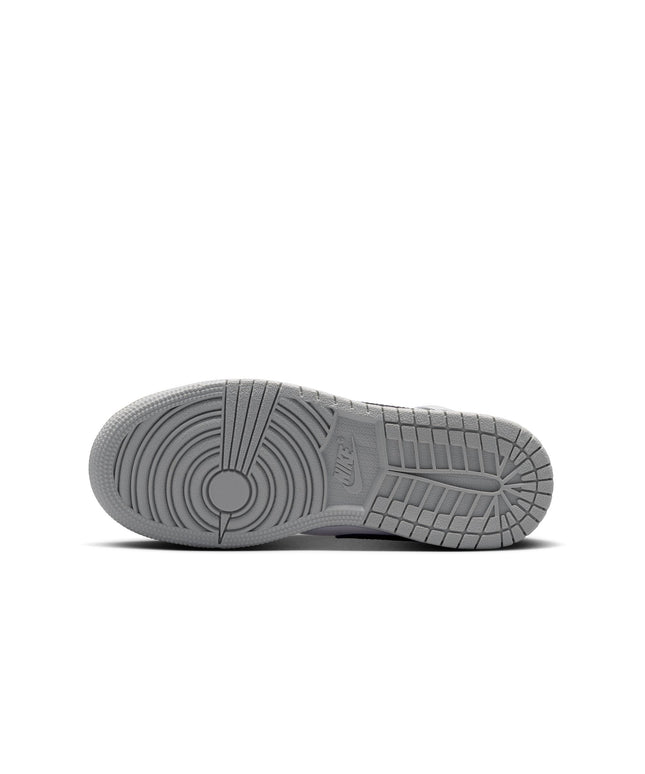 Air Jordan Big Kids 1 Mid - White/Smoke Grey